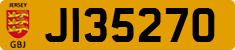 License plate of Jersey, Regular plates (J123456)