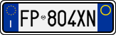 License plate of Italy, Cars (1994 year series)