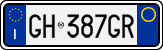 License plate of Italy, Cars (1994 year series)