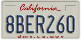 California, Passenger Car (1ABC234)