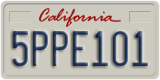 California, Passenger Car (1ABC234)