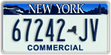 New York, Specialty plates (12345-AB)