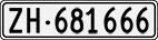 License plate of Switzerland, Cars