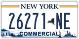 New York, Specialty plates (12345-AB)
