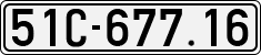 License plate of Vietnam, Cars
