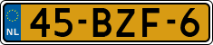 License plate of the Netherlands, Heavy Commercial Vehicles (1994 system)