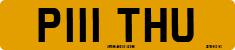 License plate of the United Kingdom, 1983 year system