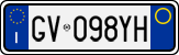 License plate of Italy, Cars (1994 year series)