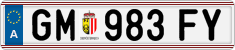 License plate of Austria, Regular plates