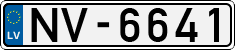 License plate of Latvia, Regular car plates