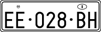 License plate of Italy, Temporary