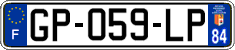 French license plate, SIV (ordinary)