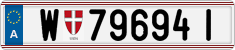 License plate of Austria, Regular plates