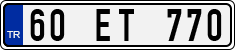 License plate of Turkey, Regular plates