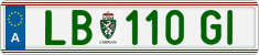 License plate of Austria, Regular plates