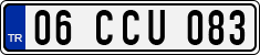 License plate of Turkey, Regular plates