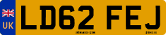 License plate of the United Kingdom, 2001 year system