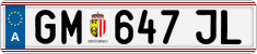 License plate of Austria, Regular plates