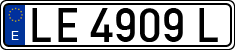 License plates of Spain, 1971 year series
