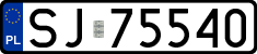 License plates of Poland, Regular car plates