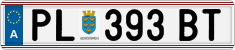 License plate of Austria, Regular plates