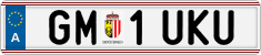 License plate of Austria, Regular plates
