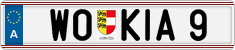 License plate of Austria, Vanity Plates
