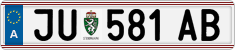 License plate of Austria, Regular plates