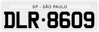 License plate of Brazil, Private owners (1990)