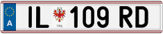 License plate of Austria, Regular plates