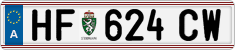 License plate of Austria, Regular plates