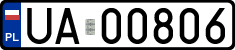 License plates of Poland, Military