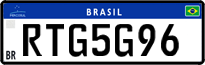 License plate of Brazil, Private owners (Mercosul)