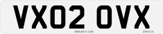 License plate of the United Kingdom, 2001 year system