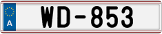 License plate of Austria, Diplomatic
