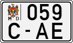 License plate of Moldova, Motorcycles (1992)