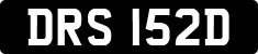License plate of the United Kingdom, 1963 year system
