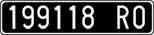 License plate of Italy, Cars (1927 year series)