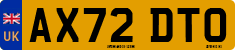 License plate of the United Kingdom, 2001 year system