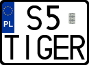 License plates of Poland, Vanity Plates