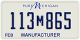 Michigan, Manufacturer (123m456)