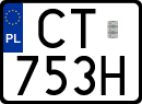 License plates of Poland, Special vehicles and motorcycles
