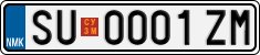 License plate of North Macedonia, Regular plates (2012)