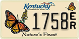 Kentucky, Specialty plates (1234 A/B)