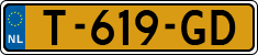License plate of the Netherlands, Cars