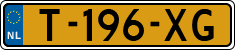 License plate of the Netherlands, Cars