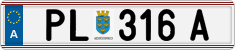 License plate of Austria, Regular plates