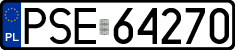 License plates of Poland, Regular car plates