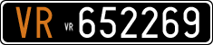 License plate of Italy, Cars (1927 year series)