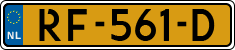 License plate of the Netherlands, Cars